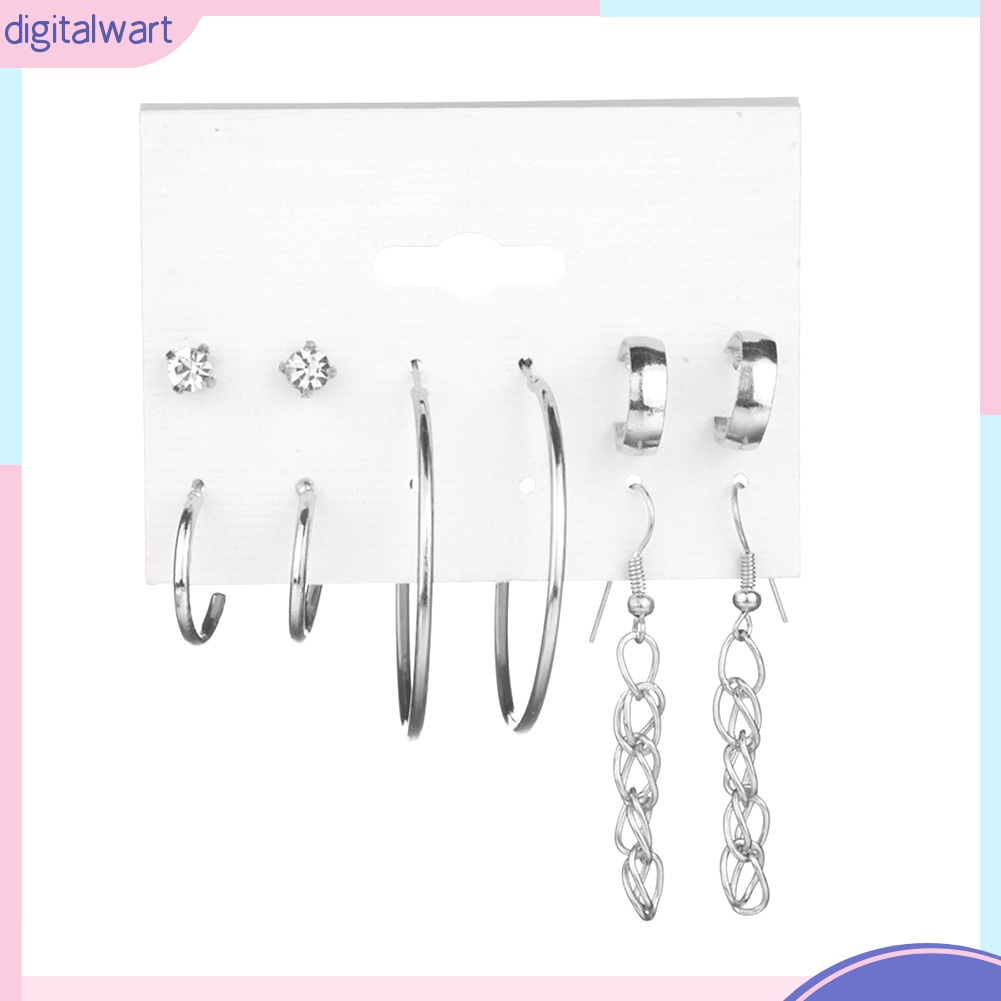 Set Trang Sức Đính Đá Thời Trang Thanh Lịch Dành Cho Nữ