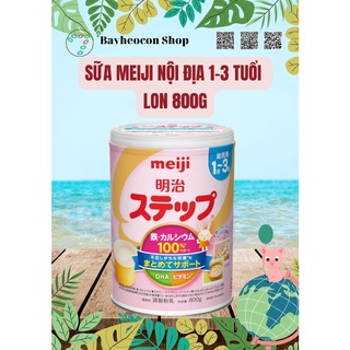 Sữa bột meiji step milk nội địa nhật 1 - 3 tuổi lon 800g