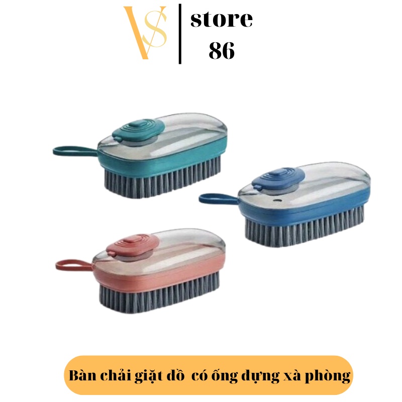 Bàn Chải Giặt Đồ, Bàn Chải Giặt Quần Áo Có Hộp Đựng Bột Giặt Đa Năng Tiện Lợi