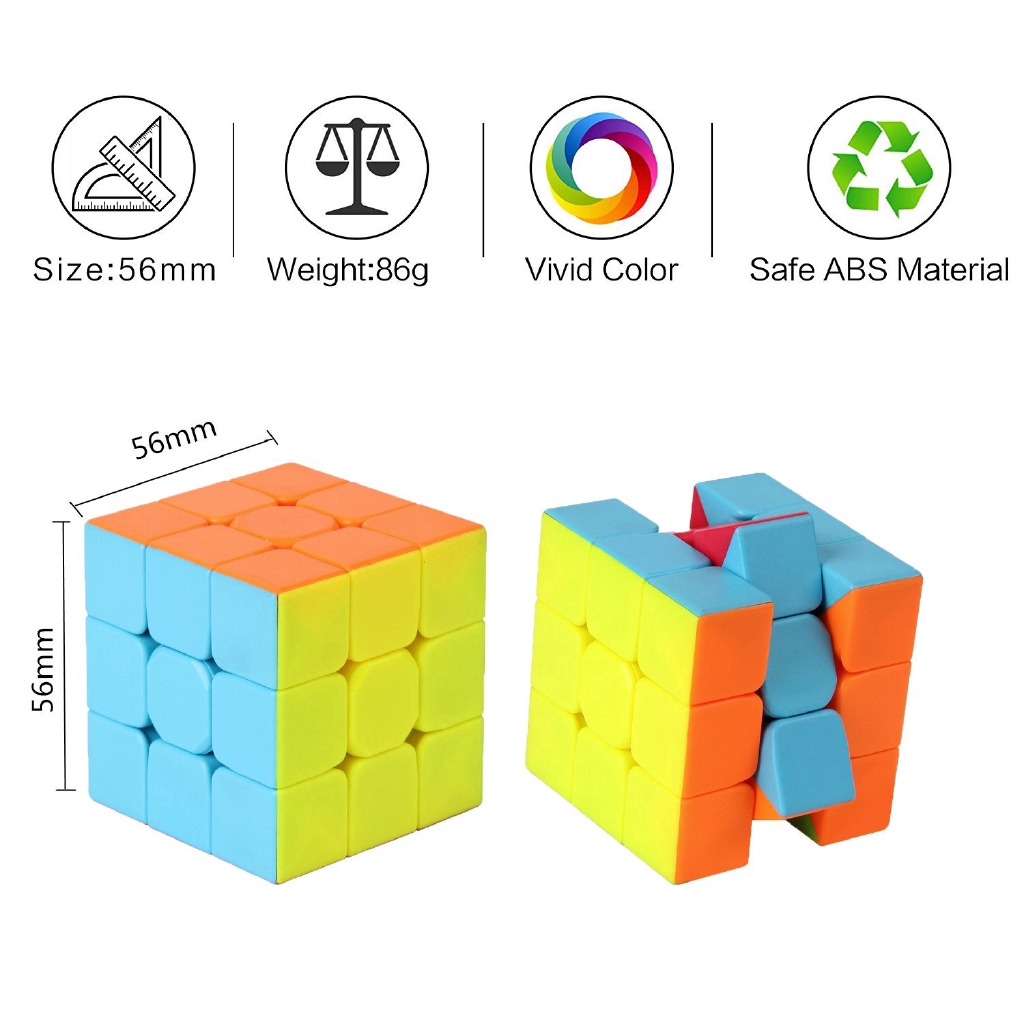 Khối Rubik 3x3 X 3 Tốc Độ Nhanh Và Siêu Bền