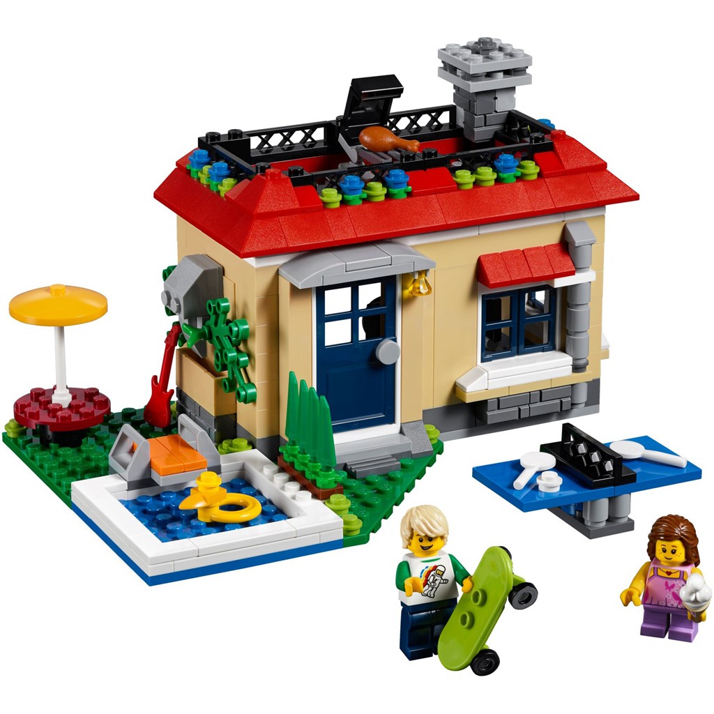 LEGO Creator 31067 Ngôi Nhà Nghỉ Dưỡng Bể Bơi