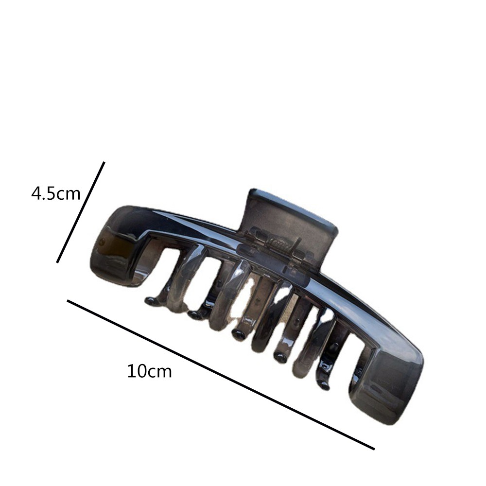 Kẹp Tóc Acrylic Trong Suốt 10cm Phong Cách Hàn Quốc
