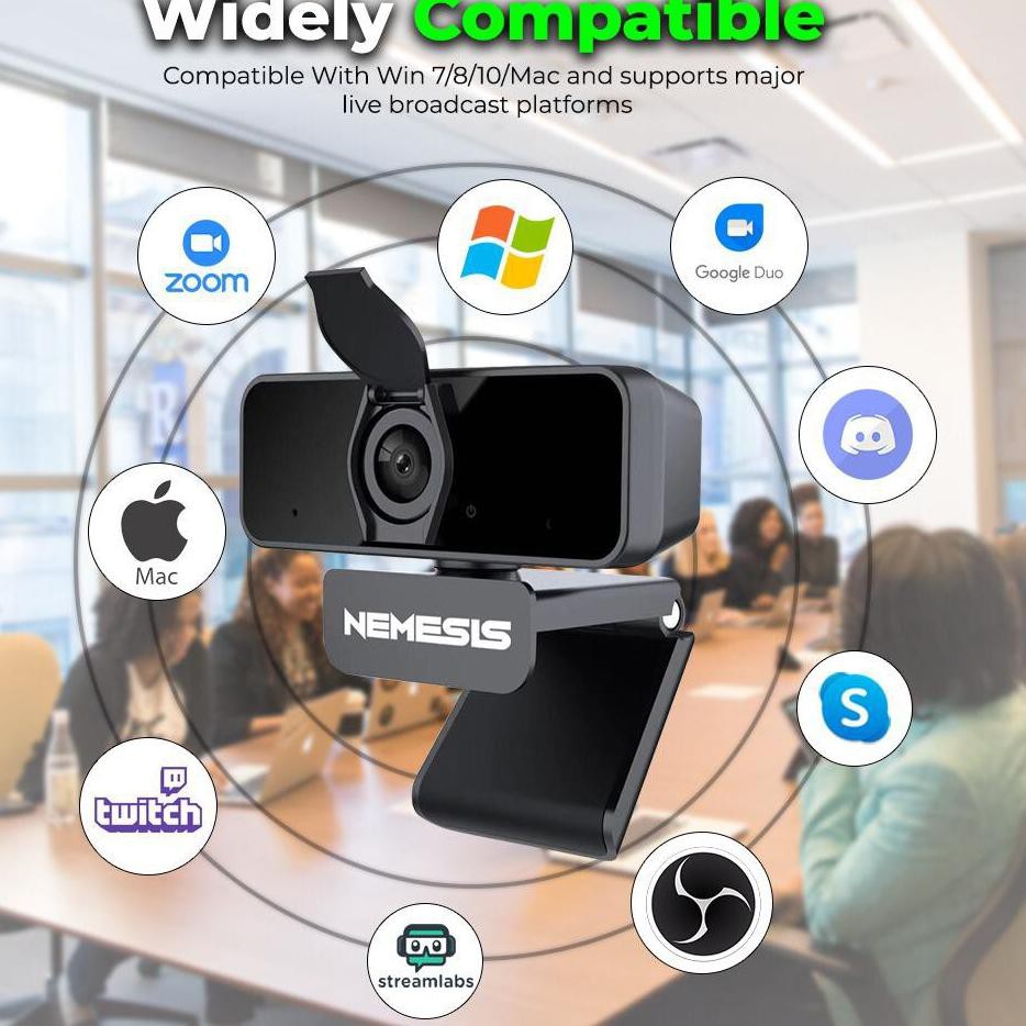 Webcam Nyk NEMESIS A75 HEXA 1080P | BigBuy360 - bigbuy360.vn