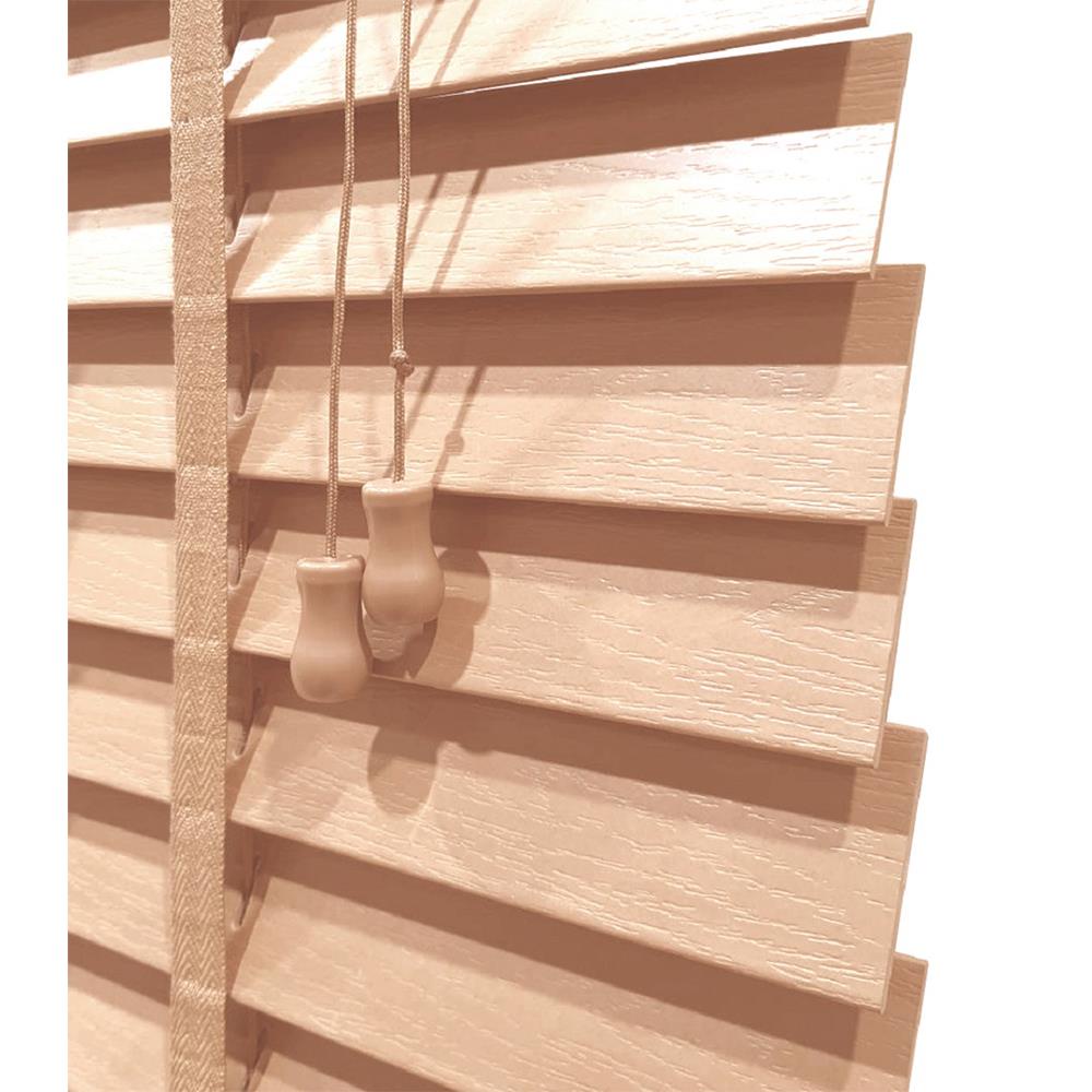 Homebase HLS Rèm/màn cửa cuốn FAUX WOOD bằng nhựa PVC 120X130CM màu be