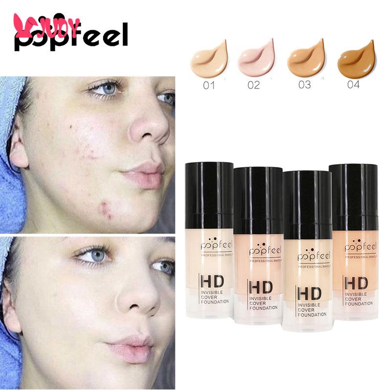 Kem nền che khuyết điểm xóa mờ mụn loại bỏ vùng da tối màu POPFEEL 15ml