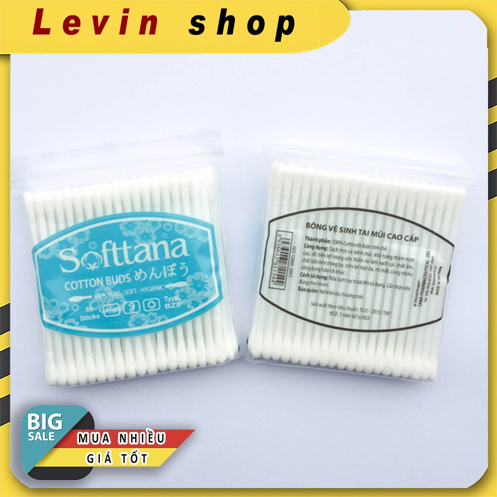  Bông vệ sinh tai-mũi cao cấp Sofittana AZ10