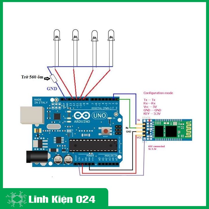 Module Bluetooth HC06 SLAVE-CÓ SOCKET