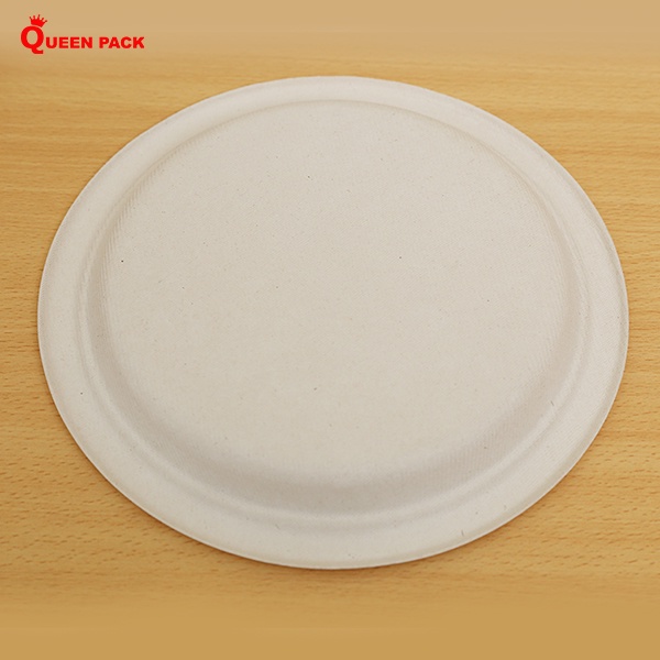 Sỉ 50 Đĩa Bã Mía Tròn Nhiều Size Màu Tự Nhiên Dùng 1 Lần Cao Cấp