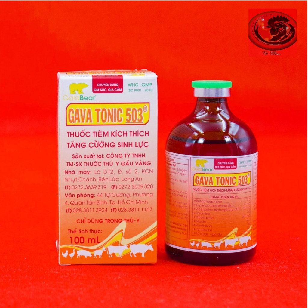 GAVATONIC 503 dinh dưỡng cho gà đá 100ML - Thuốc gà đá A Long