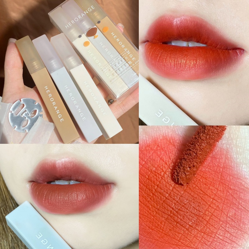 Son Lì Herorange Mềm Mịn Chống Thấm Nước Khô Môi Lâu Trôi Hàng Nội Địa Trung - Son14