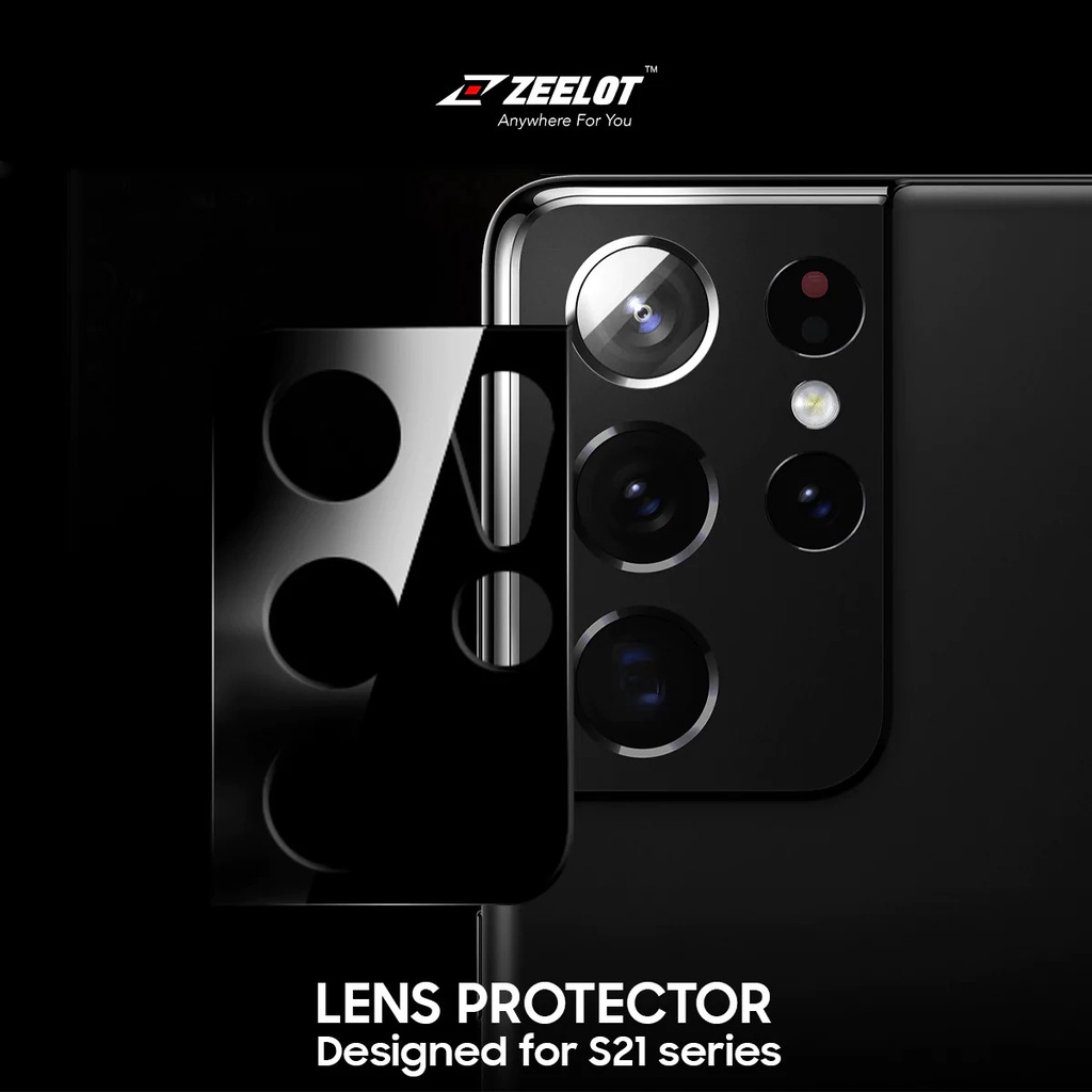 Miếng dán cường lực camera cho Samsung S21 Ultra PIshield Zeelot