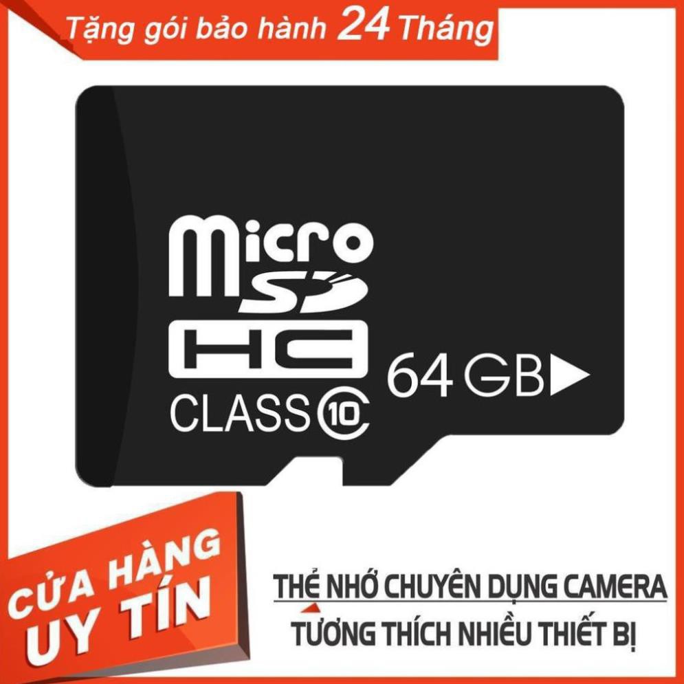 Thẻ nhớ MicroSD Class 10 Tốc độ cao (Đen) 2GB/4GB/8GB/16GB/32GB/64GB