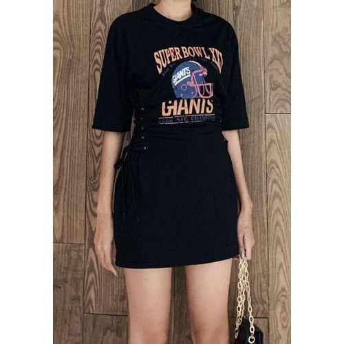 Đầm body đan dây eo