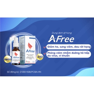 [Chính hãng] Dung dịch xịt họng AFree  30ml