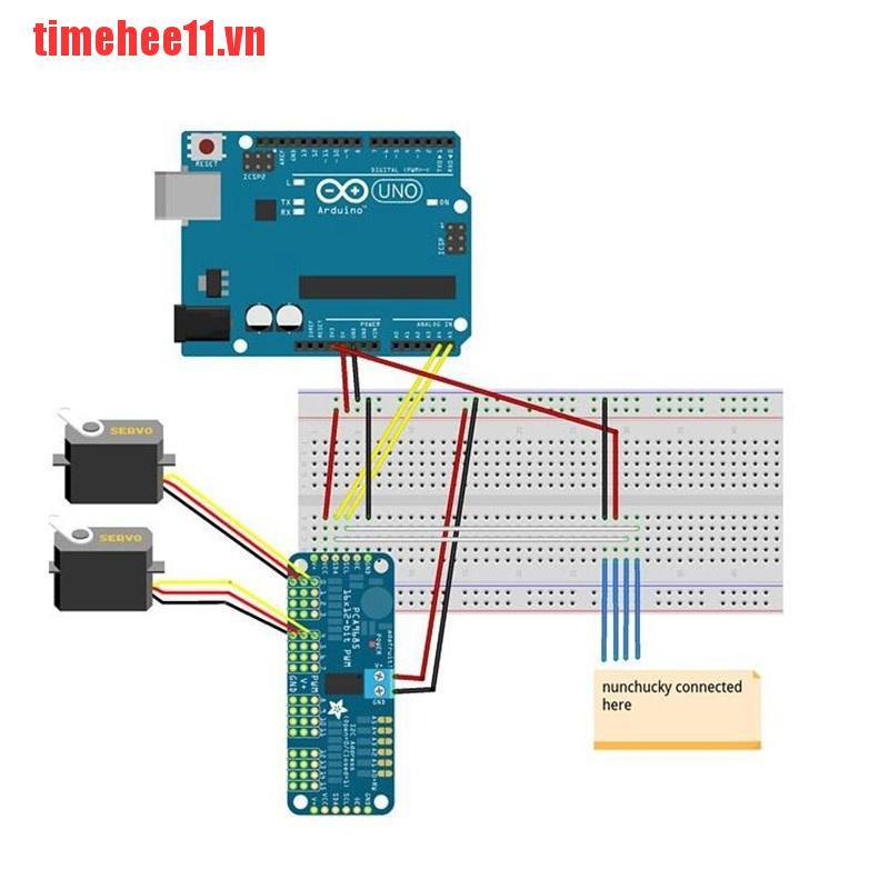 【timehee11】16-Channel 12-bit PWM/Servo Driver-I2C interface-PCA9685 DIY Servo