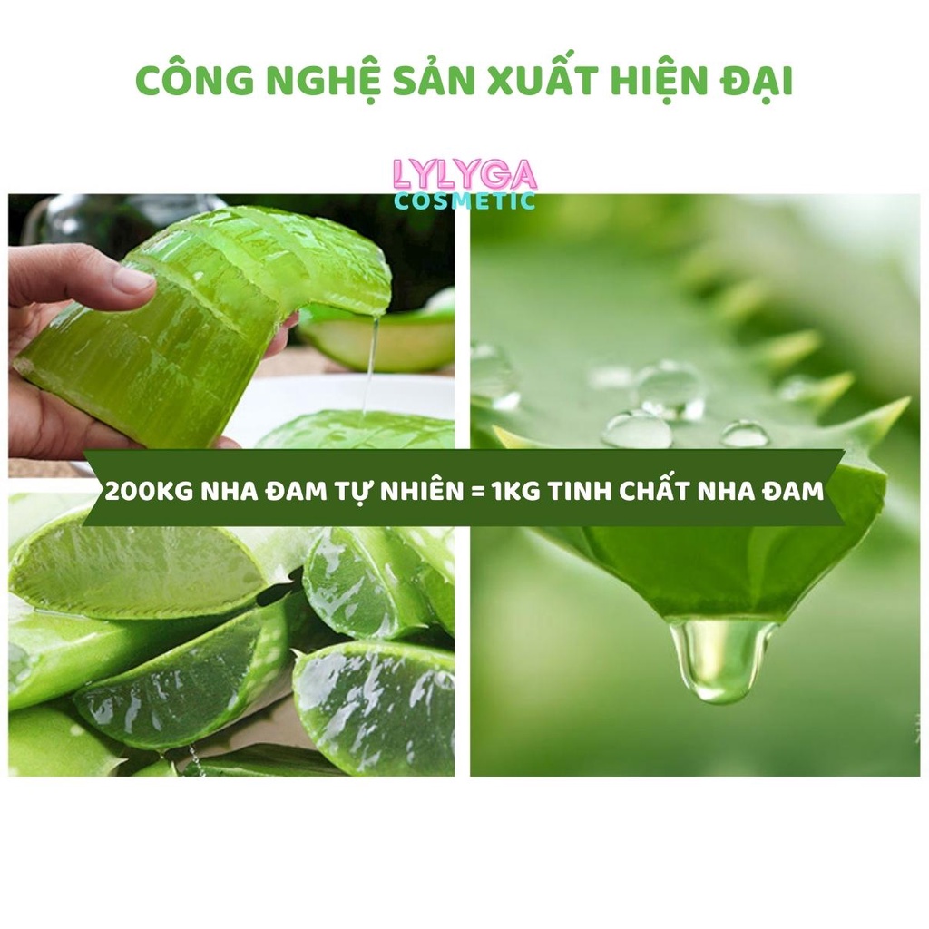 Gel Nha Đam dưỡng ẩm 98% SIMU MMEI'R 300ml - Gel Lô Hội nội địa Trung dưỡng da, cấp ẩm cho da mặt