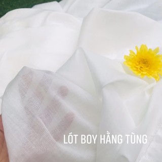 Vải lót boy trắng