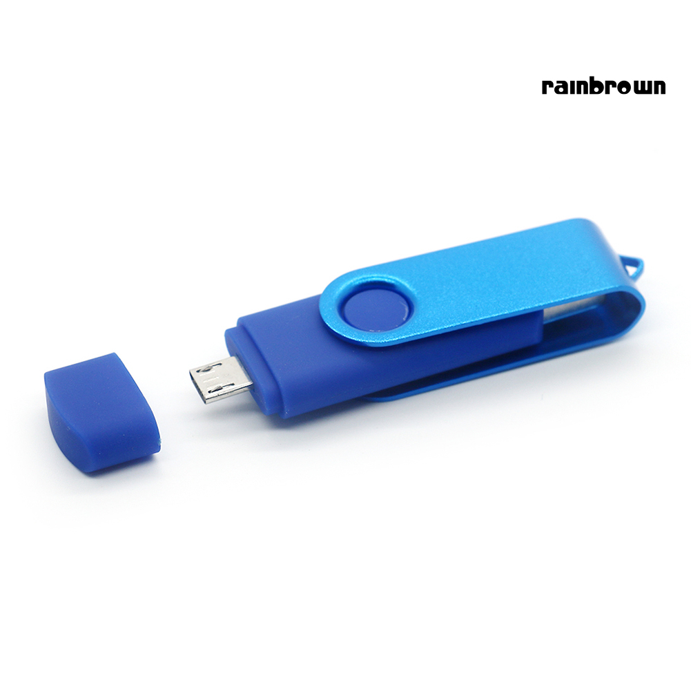 4/8/16/32/64/128GB Dual Port U Disk Laptop OTG Phone Micro USB 3.0 Flash Drive /RXDN/