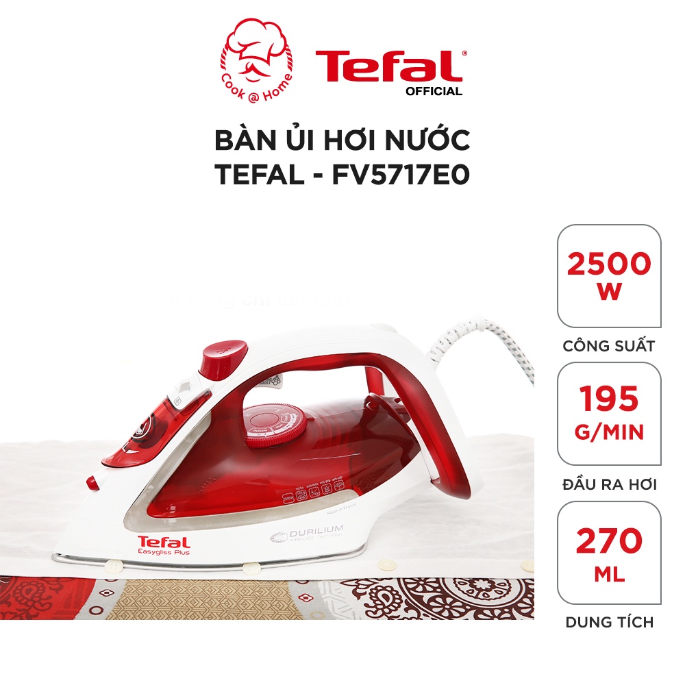 Bàn ủi hơi nước Tefal FV5717E0 -  2500w