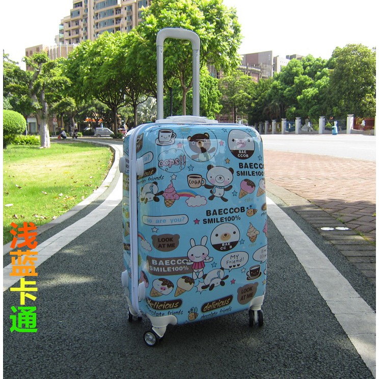 Vali du lịch IN HỌA TIẾT cá tính size 20