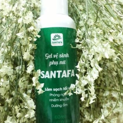 Gel vệ sinh phụ nữ Santafa – Hỗ trợ giảm viêm, nấm ngứa (Chai 60ml)