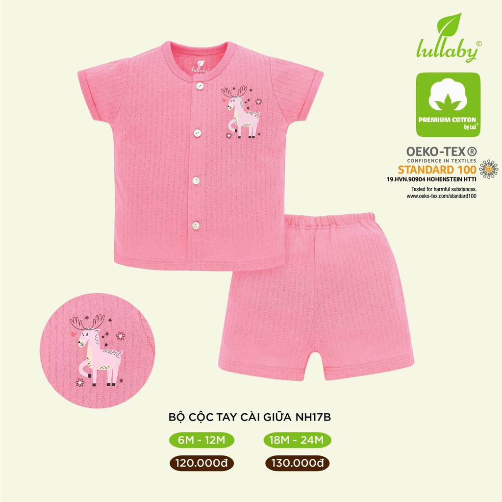 Bộ cài giữa Lullaby chất thông hơi Nh17b