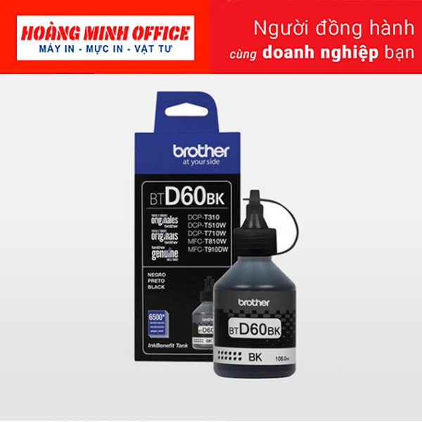 Mực in phun Brother BT-D60BK / BT5000  cho DCP-T310/510W/710W/MFC-T810W/T910W