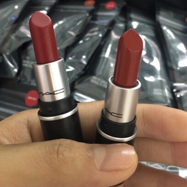 Son Mac Chili/ruby woo/russian mini & fullsize( fullbox) chuẩn auth