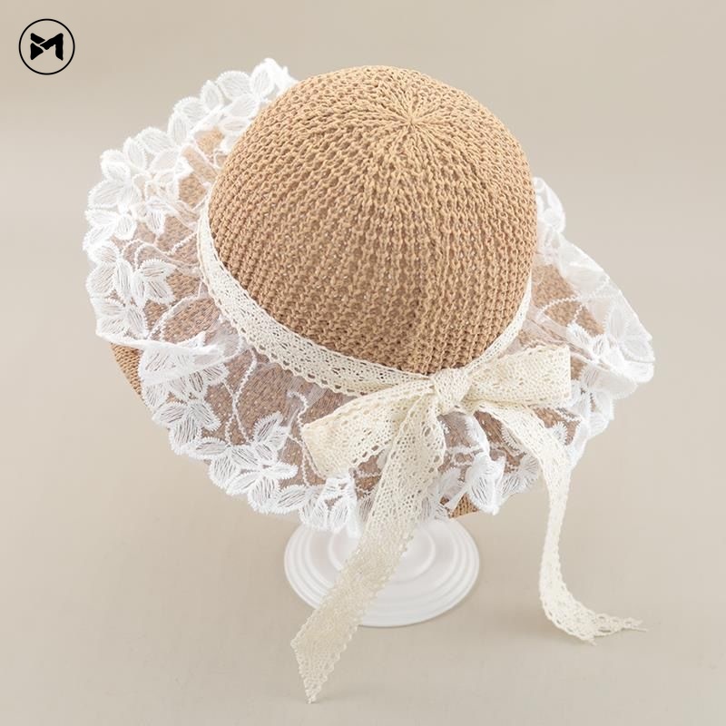 Nón Cối Rộng Vành Thời Trang Mùa Hè Cho Bé Gái 8M-3 Tuổi