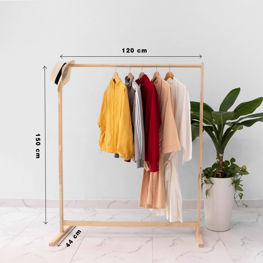 [ BIGSIZE 1m2 ] Giá Treo Quần Áo Hàn Quốc Size Khủng 1m2 - Simple Hanger 1m2