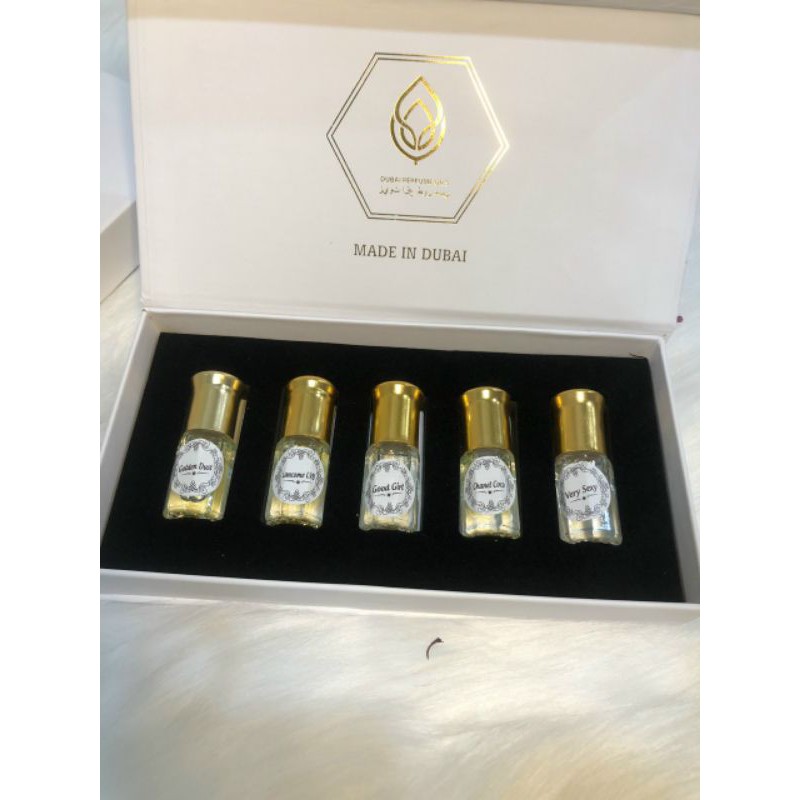 Set lăn 3ml Tinh dầu nước hoa Dubai