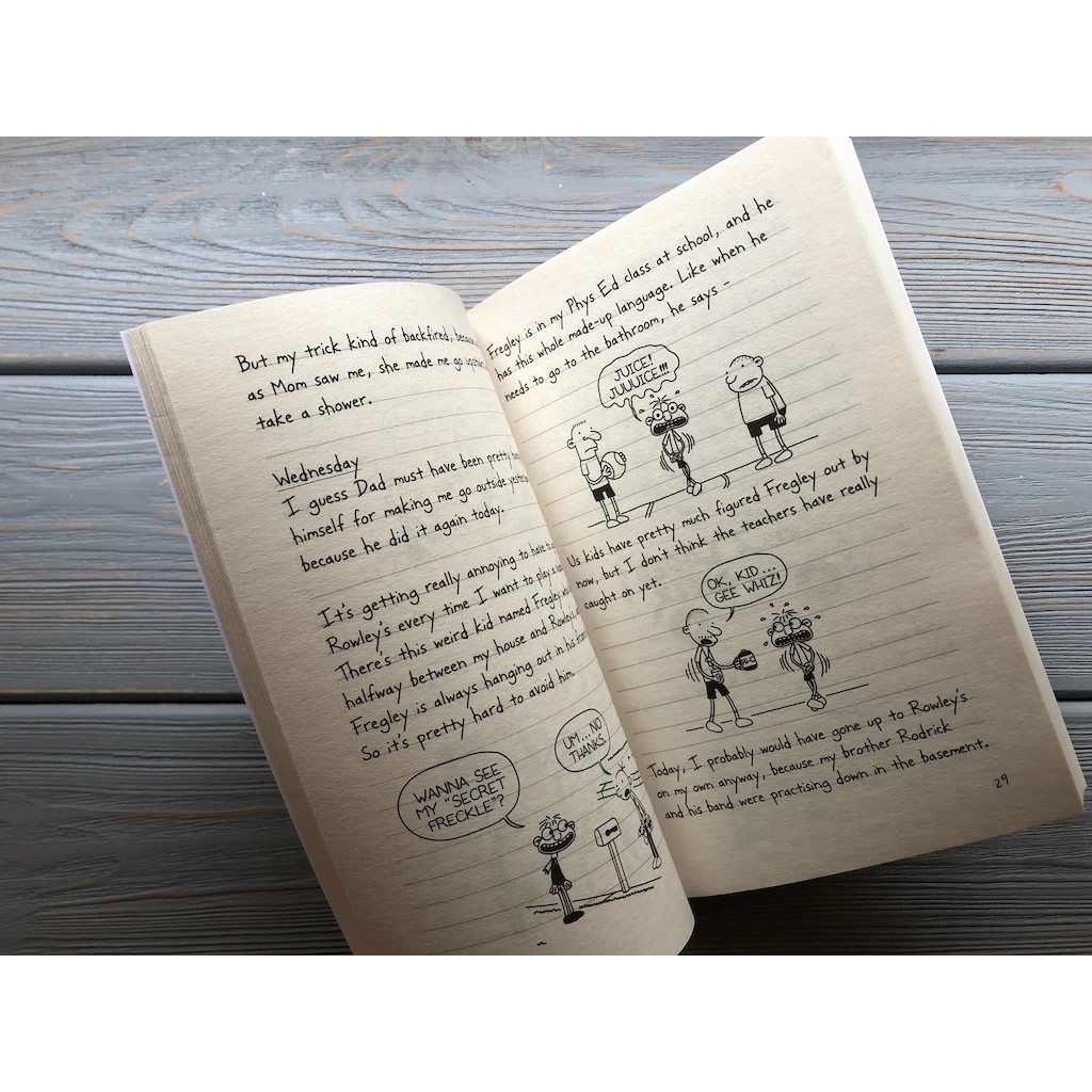 Sách Ngoại văn: Diary Of A Wimpy Kids. Tập 1 - Phiên bản Tiếng Anh