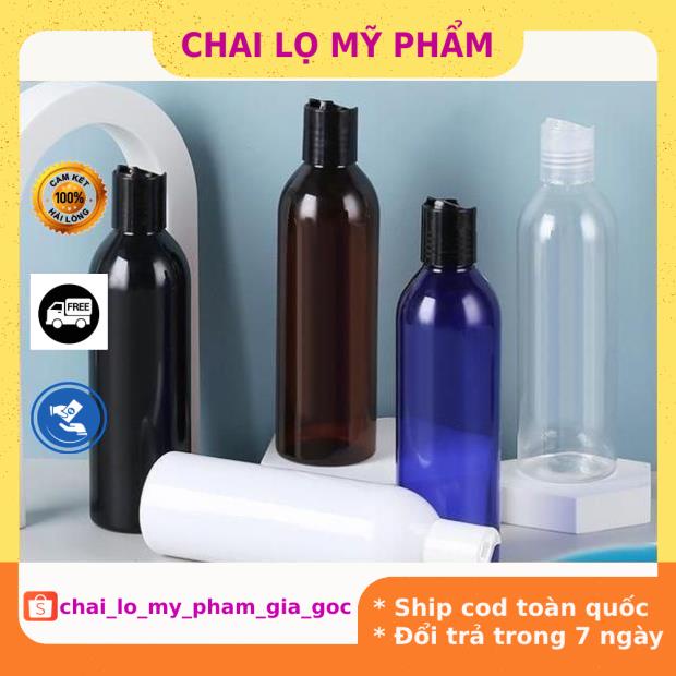 Chai Chiết Mĩ Phẩm ❤ GIÁ TỐT NHẤT ❤ Chai nhựa pet nắp nhấn 150ml,200ml,250ml chiết mỹ phẩm , phụ kiện du lịch