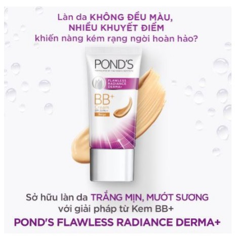 Kem dưỡng trắng tạo nền kem BB Pond's Flawless Radiance Derma+ 25g