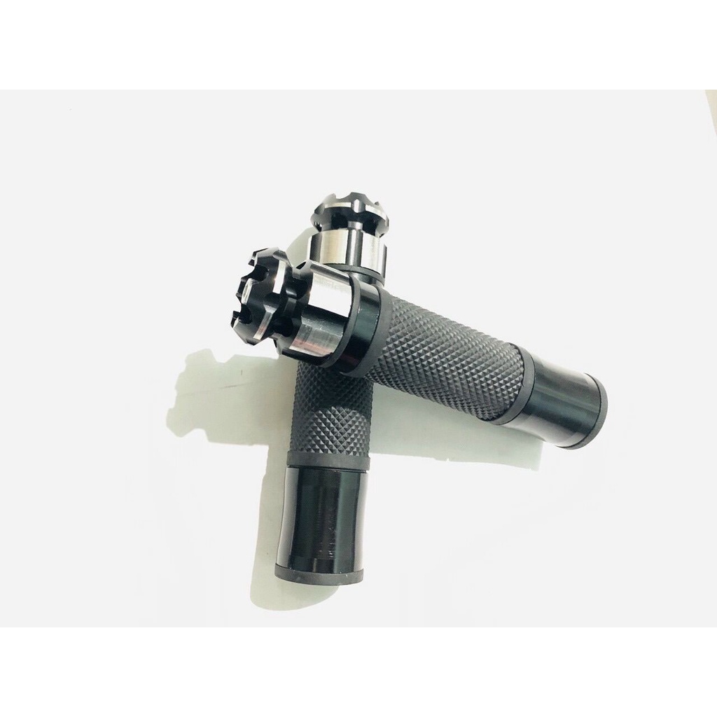 Tay Nắm Rizoma Gù Tròn Tay Nắm Xe Máy Nhôm CNC Cao Su Cao Cấp Hàng Đẹp Đủ Màu Lắp Được Trên Các Dòng Xe Máy