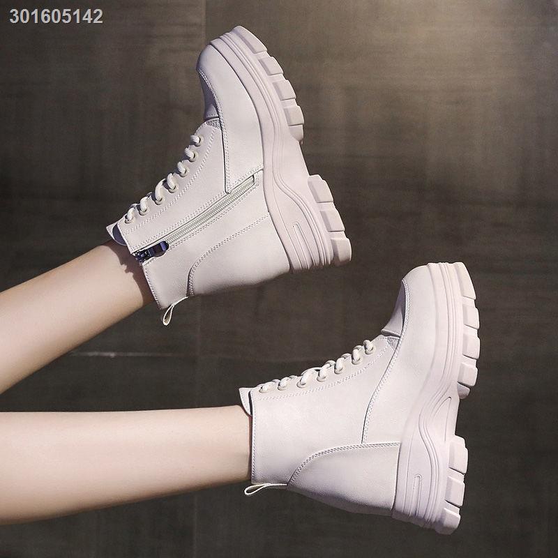 Giày bốt đế dày 5-8cm tăng chiều cao thời trang nữ