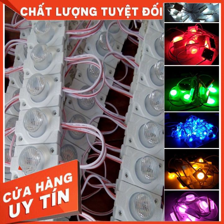 Bóng 1 Mắt 1,5W 3030 lồi Ánh Sáng Trắng (1 vỉ 20 bóng),Led Rọi.Led 1,5W,Bóng 1 Mắt
