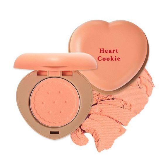 Phấn má hồng dạng nén Etude Heart Cookie Blusher 3.3g