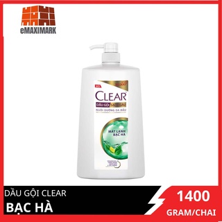 Dầu gội Clear Bạc hà 1400g
