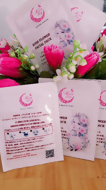 Mặt nạ Collagen hoa hồng tươi