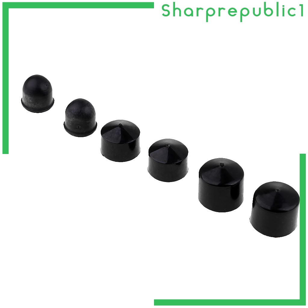 1  Set 6 Cốc Đựng Ván Trượt Thay Thế Bằng Cao Su Bền Chống Mài Mòn Cho Phần Cứng Trượt Patin / Pro / 3 Kích Cỡ