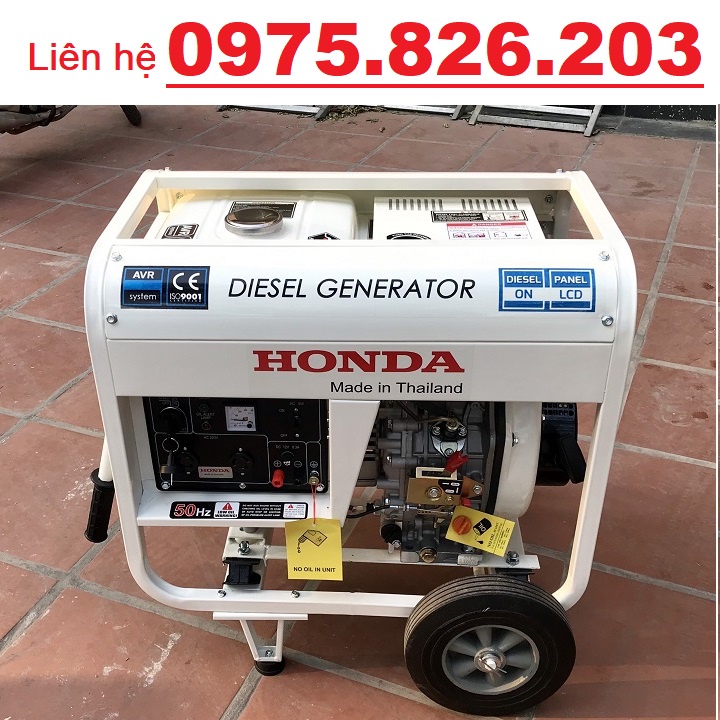 Máy Phát Điện Honda Chạy Dầu 5Kw HD6900E