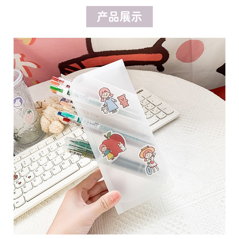 Bộ sticker nhiều hình trang trí kệ, tủ, hộp, vở, bút...xinh xắn, tiện lơi, dễ sử dụng.