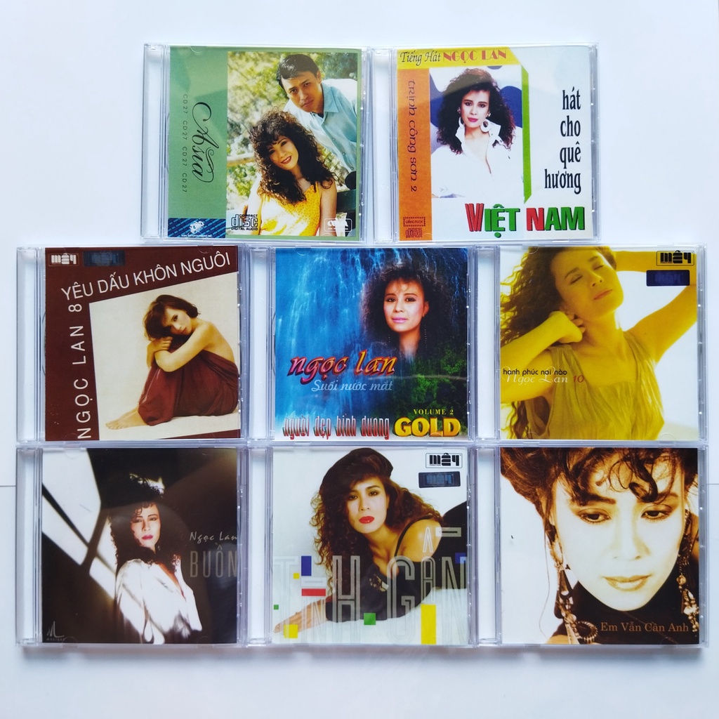 Bộ 8 CD Ngọc Lan phono