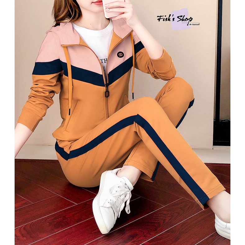 Bộ thể thao nữ dài tay FSO02500499
