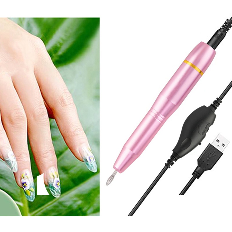 Bộ Máy Mài Đánh Bóng Móng Tay Sạc USB Chuyên Nghiệp