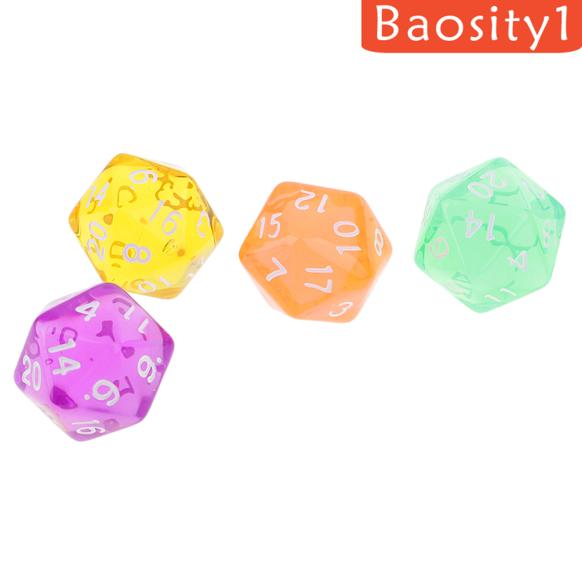 6 Xúc Xắc Đa Diện D20 Trò Chơi Rpg Dnd Mtg