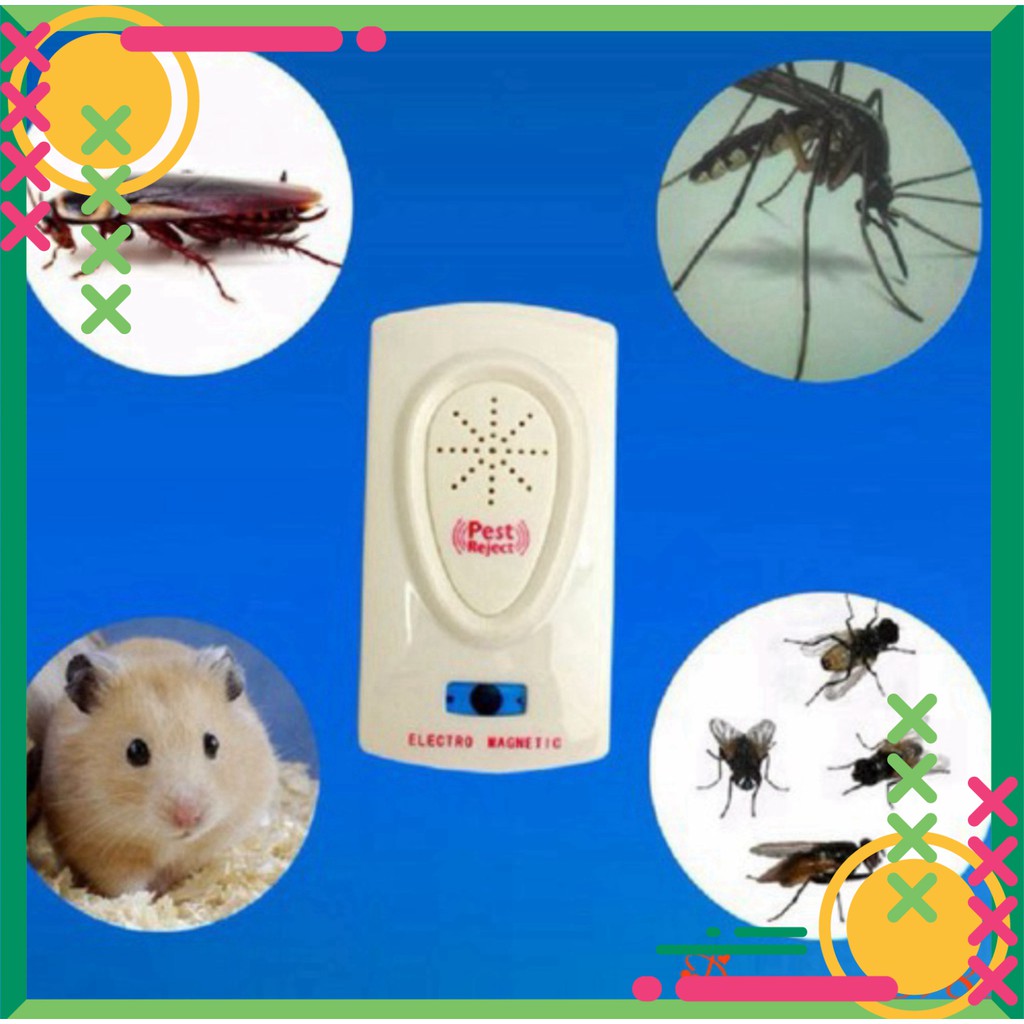 [FREE SHIP] 💥[GIÁ RẺ VÔ ĐỊCH]💥Máy đuổi côn trùng sóng từ trường Pest Reject thông minh Thế Hệ Mới 💥SIÊU HOT💥