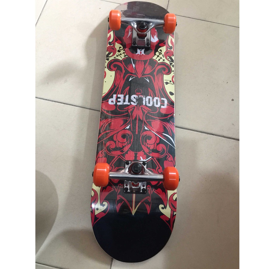 [ẢNH THẬT] Ván Trượt Skateboard Gỗ 1214  trục hợp kim + gỗ ép 3 lớp+ bánh cao su