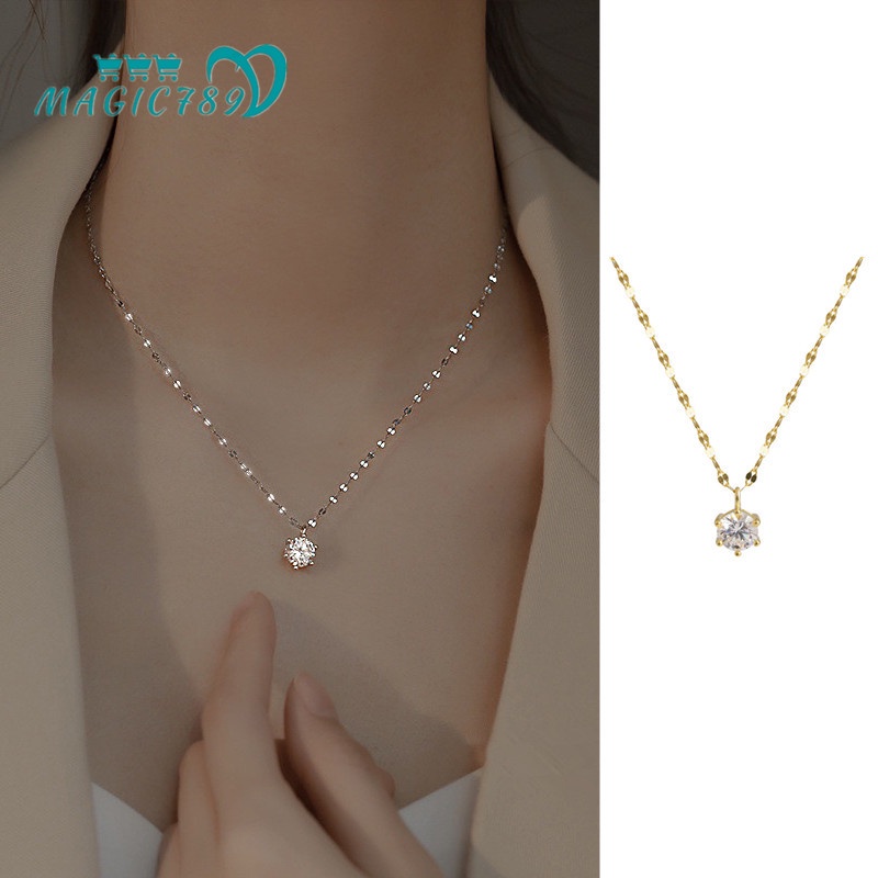 🌈Vòng cổ đính đá zirconia sang trọng
